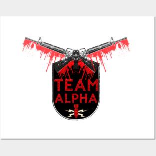 Team Alpha Gamer Posters and Art